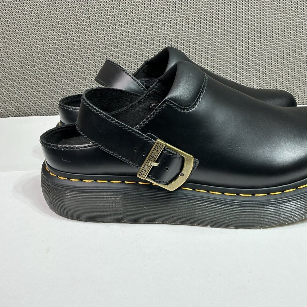 Dr. Martens Laketen Atlas Leather Slingback Platform Mules Black Men's Size 13 - Picture 3 of 8